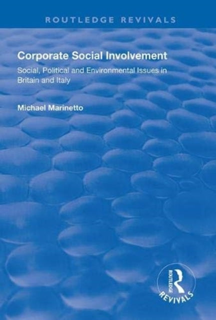 Book cover of: Corporate Social Involvement