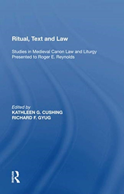 Book cover of: Ritual, Text and Law