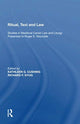 Book cover of: Ritual, Text and Law