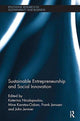 Book cover of: Sustainable Entrepreneurship and Social Innovation. By: Katerina Nicolopoulou
