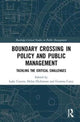 Book cover of: Crossing Boundaries in Public Policy and Management. By: Gemma Carey