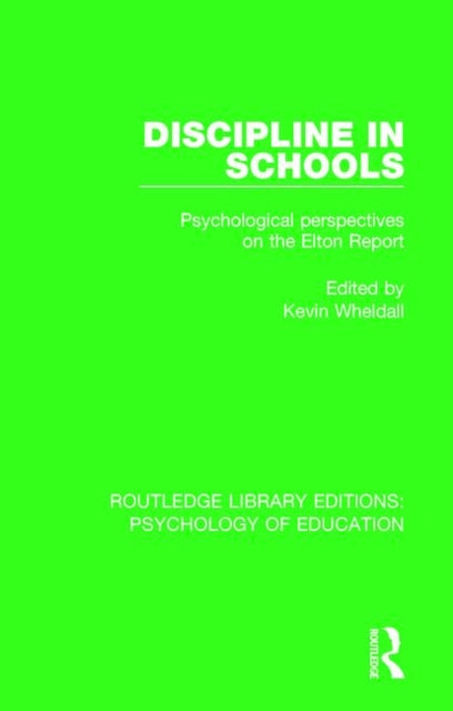 Book cover of: Discipline in Schools