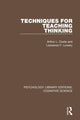 Book cover of: Techniques for Teaching Thinking. By: Arthur L. Costa