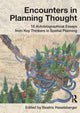 Book cover of: Encounters in Planning Thought. By: Beatrix Haselsberger