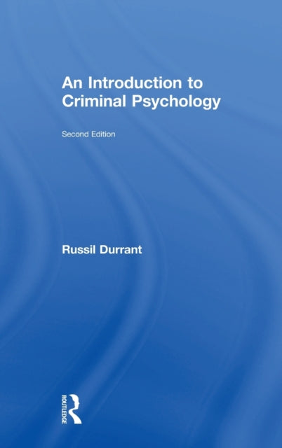 Book cover of: Introduction to Criminal Psychology. By: Russil Durrant