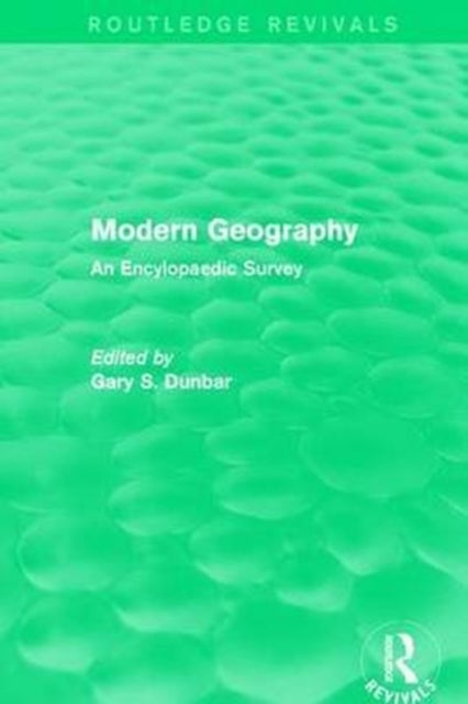 Book cover of: Modern Geography. By: Gary S. Dunbar