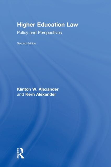Book cover of: Higher Education Law. By: Klinton Alexander