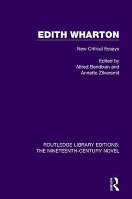 Book cover of: Edith Wharton. By: Alfred Bendixen