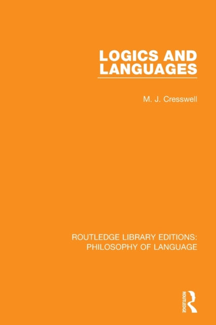 Book cover of: Logics and Languages. By: Max Cresswell