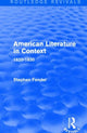 Book cover of: American Literature in Context. By: Stephen Fender