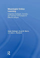 Book cover of: Meaningful Online Learning. By: Nada Dabbagh