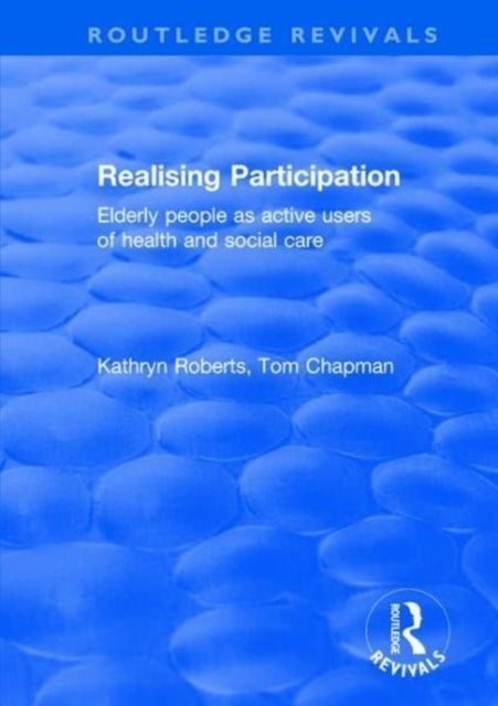 Book cover of: Realising Participation. By: Kathryn Roberts