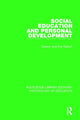 Book cover of: Social Education and Personal Development