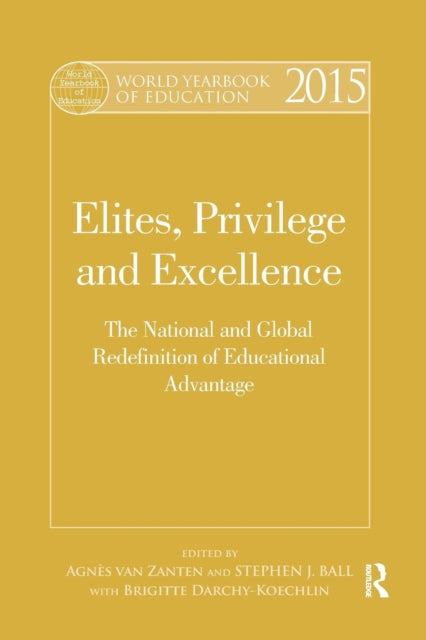 Book cover of: World Yearbook of Education 2015. By: Agnès van Zanten