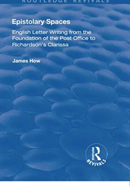 Book cover of: Epistolary Spaces