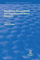 Book cover of: Managerial, Occupational and Organizational Stress Research. By: Manchester School Manchester School of Managements