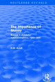 Book cover of: Importance of Money. By: H. W. Arndt
