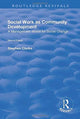 Book cover of: Social Work as Community Development. By: Clarke, Stephen