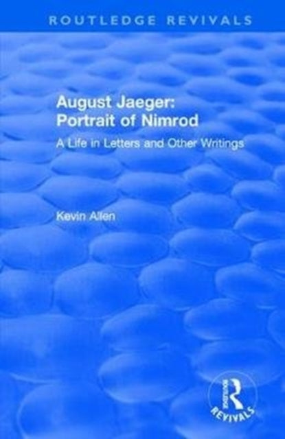Book cover of: August Jaeger: Portrait of Nimrod. By: Kevin Allen