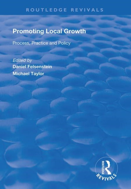 Book cover of: Promoting Local Growth. By: Daniyel Felzenshtain