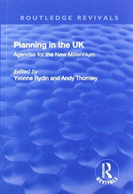 Book cover of: Planning in the UK. By: Andy Thornley