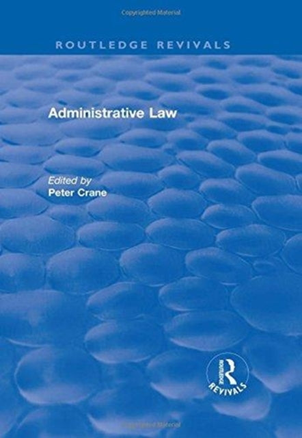 Book cover of: Administrative Law. By: Steven J. Cann