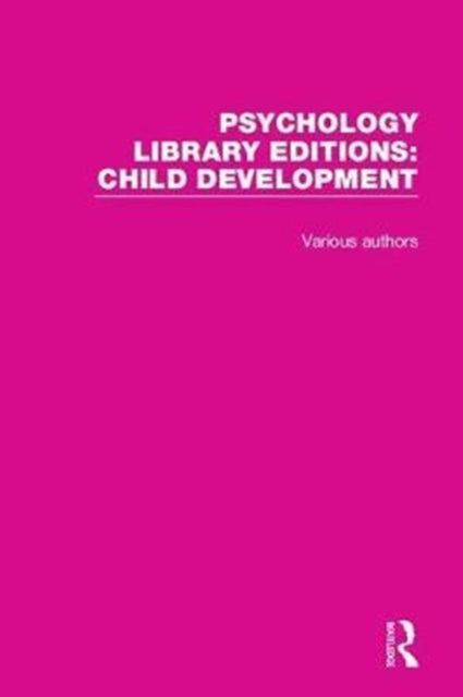 Book cover of: Psychology Library Editions: Child Development