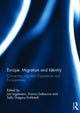 Book cover of: Europe, Migration and Identity. By: Jan Logemann