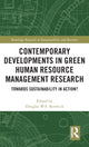 Book cover of: Contemporary Developments in Green Human Resource Management Research. By: Douglas Renwick