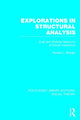 Book cover of: Explorations in Structural Analysis (RLE Social Theory). By: Ronald L. Breiger