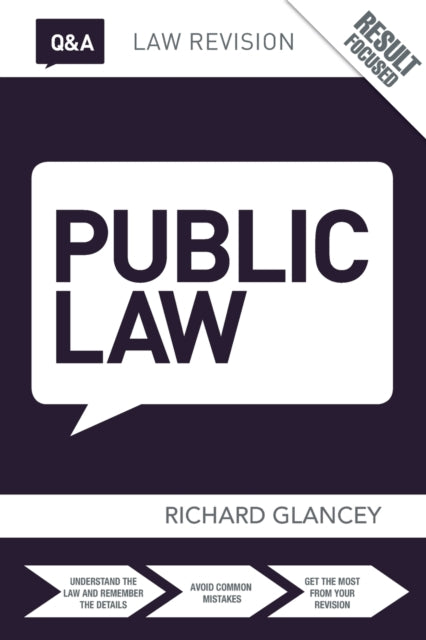 Book cover of: Q&A Public Law. By: Richard Glancey