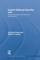 Book cover of: Israel's National Security Law. By: Amichai Cohen