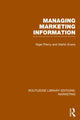 Book cover of: Managing Marketing Information (RLE Marketing)