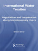 Book cover of: International Water Treaties. By: Shlomi Dinar