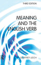 Book cover of: Meaning and the English Verb. By: Geoffrey N. Leech