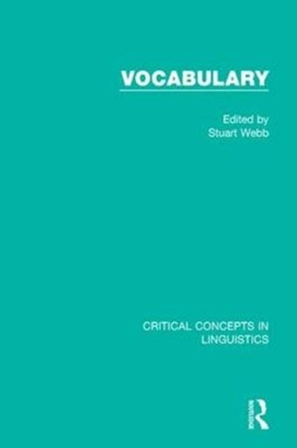 Book cover of: Vocabulary. By: Stuart Webb