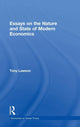 Book cover of: Essays on: The Nature and State of Modern Economics. By: Tony Lawson