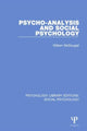 Book cover of: Psycho-Analysis and Social Psychology. By: McDougall, William