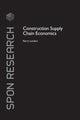 Book cover of: Construction Supply Chain Economics. By: Kerry London