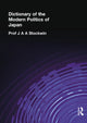 Book cover of: Dictionary of the Modern Politics of Japan. By: J. A. A. Stockwin
