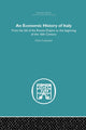 Book cover of: Economic History of Italy. By: Gino Luzzatto