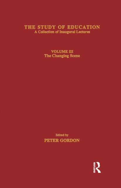 Book cover of: Study of Education. By: Peter Gordon