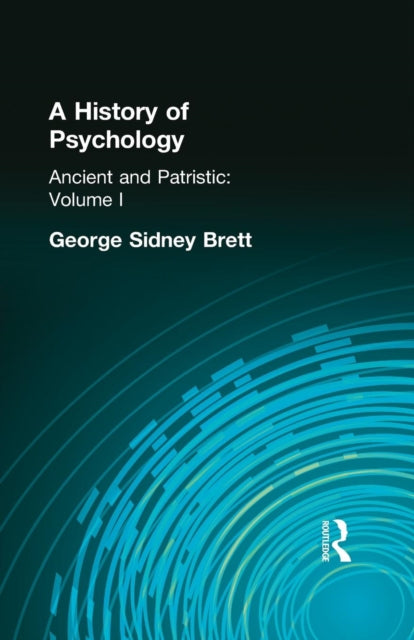 Book cover of: History of Psychology. By: Brett, George Sidney, George Sidney