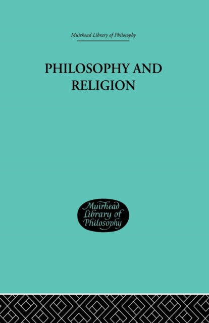 Book cover of: Philosophy and Religion. By: Hagerstrom, Axel, Axel