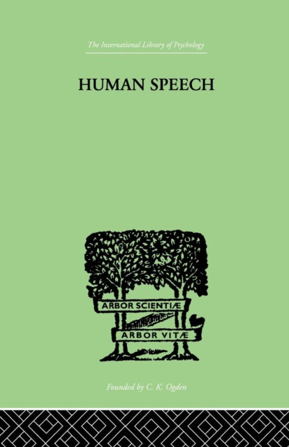 Book cover of: Human Speech. By: Paget, Richard, Richard