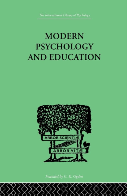 Book cover of: Modern Psychology And Education. By: Mary Sturt