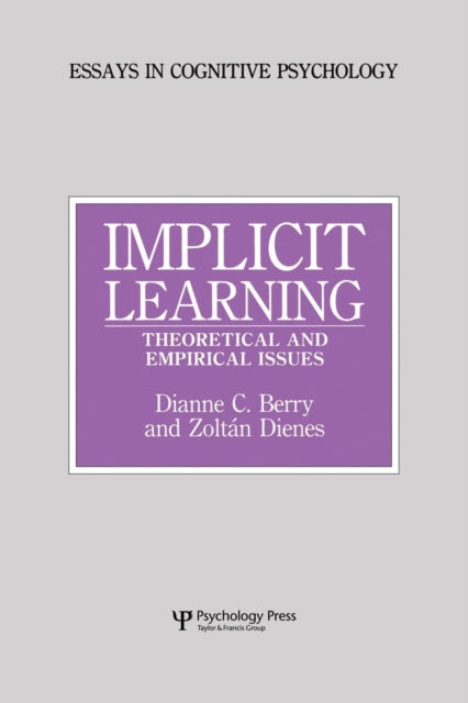 Book cover of: Implicit Learning. By: Dianne C. Berry