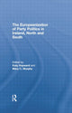 Book cover of: Europeanization of Party Politics in Ireland, North and South. By: Katy Hayward