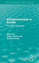 Book cover of: Entrepreneurship in Europe (Routledge Revivals). By: Robert Goffee