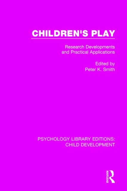 Book cover of: Children's Play